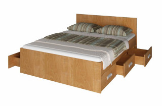 Кровать «Юнона 4» с матрасом + 6 бельевых ящиков