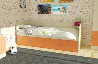 Кровать «Лора» с матрасом