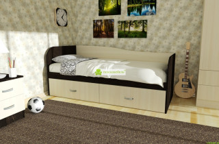 Кровать «Мила» с матрасом