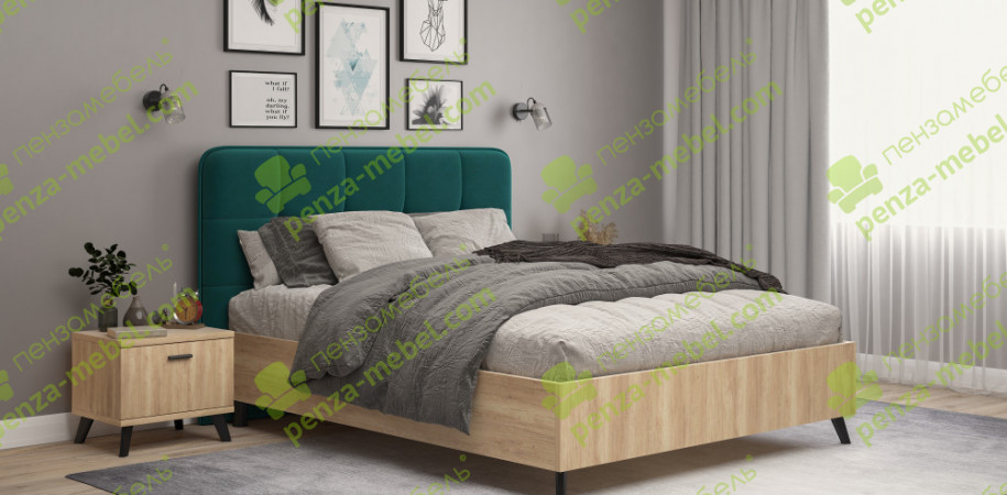 Кровать «Остин» с подъемным механизмом и матрасом