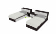 Кровать «Дуэт 3» с матрасом и прикроватным блоком