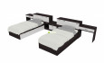 Кровать «Дуэт 4» с матрасом и прикроватным блоком